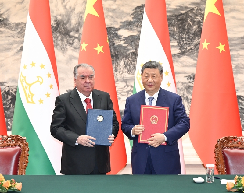 习近平同塔吉克斯坦总统拉赫蒙会谈 世界杯投注